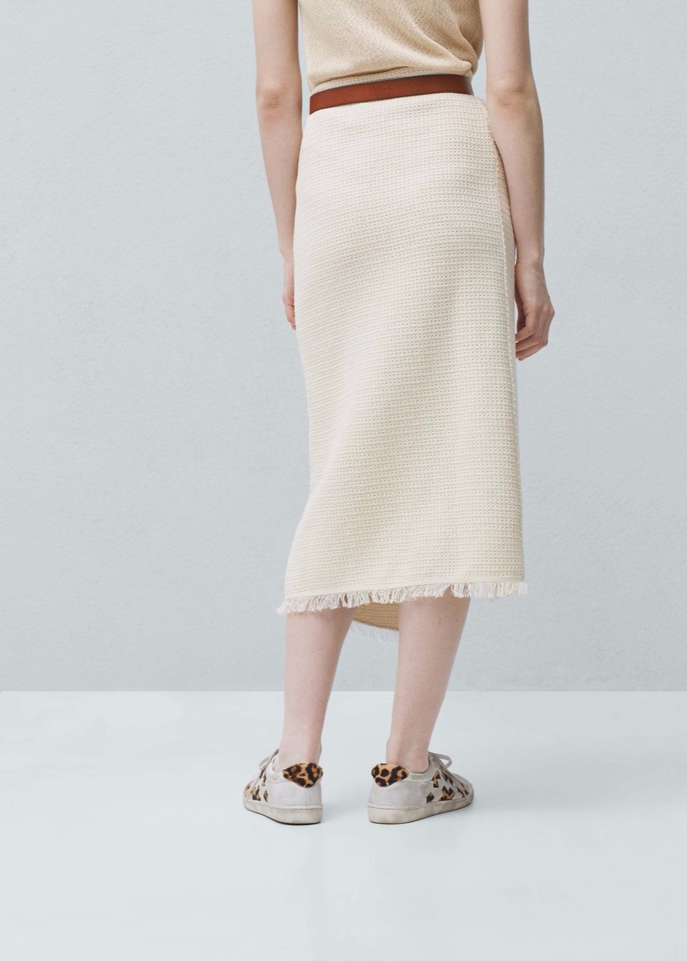 2018 wholesale summer&Autumn women office knitted cotton skirts