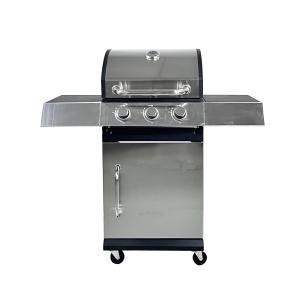 Wholesale 3 1 Burners Stainless Steel Gas Grill for Outdoor Cooking on 110x44x112 cm Trolley from china suppliers
