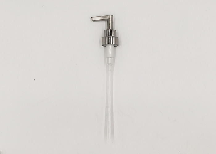 28mm Sealing Type Silver Color Cosmetic Lotion Pump Customized Printing
