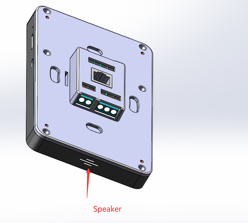 Access Control Kiosk HMI Terminal 5 Inch Small Touch Screen Android POE Power Safe Wall Mounting