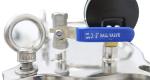 1" FNPT In/Out Industrial Strength Stainless Steel Filter Bag Housing for Farms