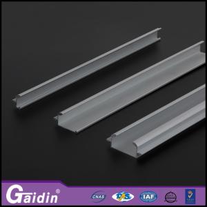 Wholesale aluminum extrude global market CNC woodgrain kitchen cabinet shower door handle profiles from china suppliers