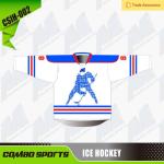 Long Sleeve Team Ice Hockey Jersey Uniform Chest Width 65-87.5cm