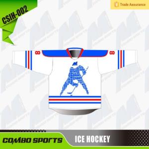 Wholesale Long Sleeve Team Ice Hockey Jersey Uniform Chest Width 65-87.5cm from china suppliers