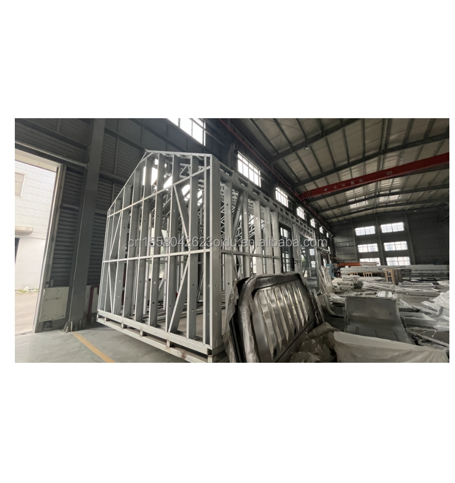 Fast-Installed Two-Storey Prefab Villa with A-Frame Design and Triangle Container Made of Galvanized Steel Square Tubes