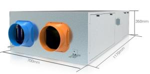 Wholesale Wireless Controlled 471CFM Commercial ERV System from china suppliers