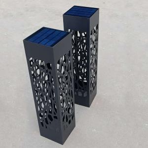 Wholesale 7.8 Inch Corten Outdoor Lights 2mm Corten Steel Garden Lights from china suppliers