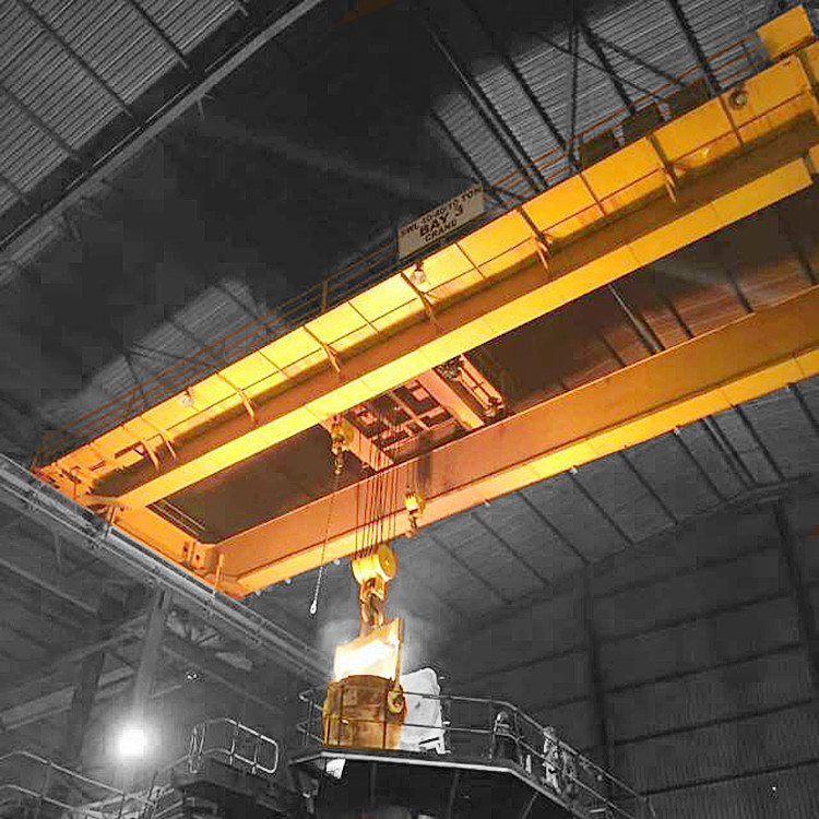 Heavy Duty Overhead Foundry Crane Large Tonnage Ladle Bridge Crane