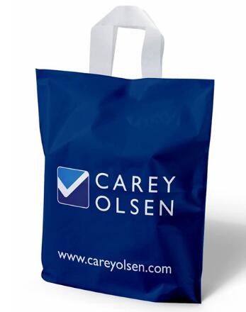 Custom Biodegradable Transparent Supermarket PE Packaging T-shirt Shopping Plastic Bag