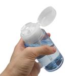 Cleansing Oil Squeeze Press Pump PET Plastic Bottle With Flip Top Cap 50ml