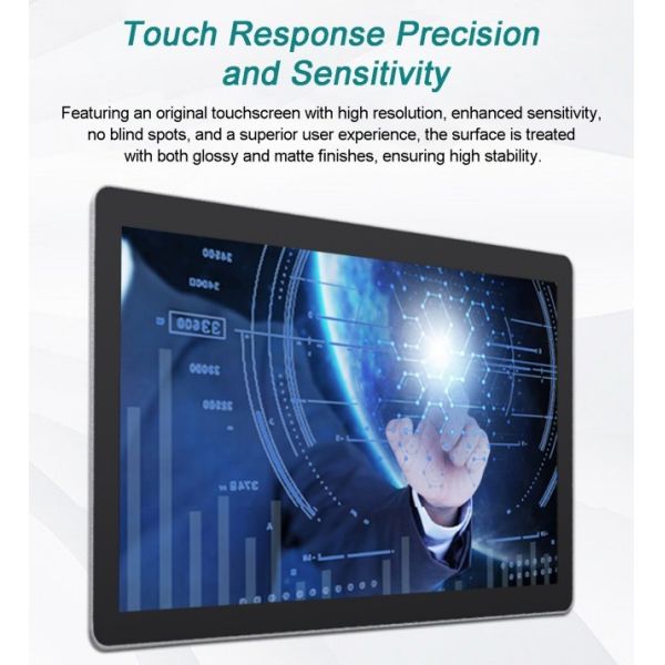 21.5 Inch Windows Industrial Touch Panel PC Capacitive Embedded Open Frame Monitor LCD Display