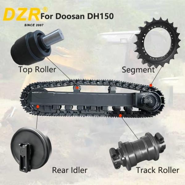 Whole Undercarriage Set For DOOSAN DH150 All Series Top Track Roller Idler