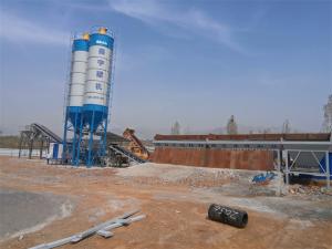Wholesale 50m3/h Concrete Batching Plant Fixed Ready Mixed Cement Mixer Aggregate Concrete Mixing Plant from china suppliers