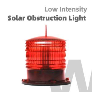 Wholesale Type A Building Obstruction Light Red LED Solar Obstruction Aviation Light For Building from china suppliers