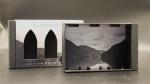 ROHS Luxury Wine Gift Box Packaging with Window , black paper and coated paper