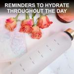 ARCANA Arc Water Bottle With Time Marker - Motivational Water Bottles With Times