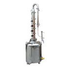 50L Red Copper and Stainless Steel Alcohol Distillation Equipment for Home Top