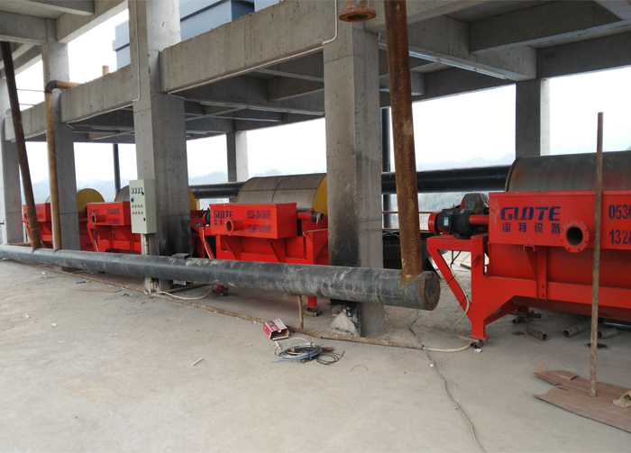 accuracy 3000 KG Wet Magnetic Drum Separator for Hematite Concentration Equipment