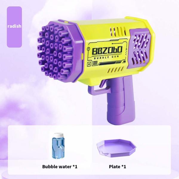 Professional Manufacturer Biggest Gatling Electric Bubble Gun for Age Range 5-7