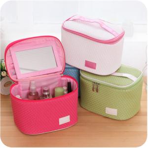 Wholesale Custom Barrel Makeup Brush Bag Wholesale PU Toiletry Bag Portable For Travel from china suppliers