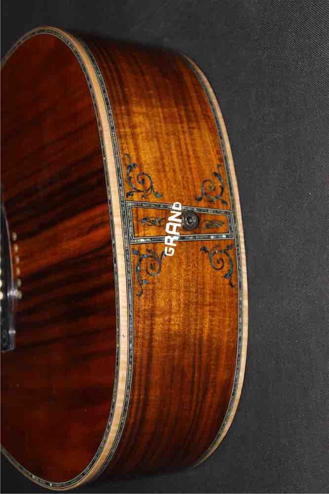 Custom Aaaa All Solid Koa Wood 45D Type Dreadnought Acoustic Guitar