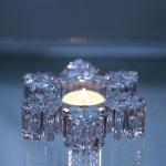 Clear Tea Light Candle Holder Lead Free Crystal Glass Creative Party Celebration