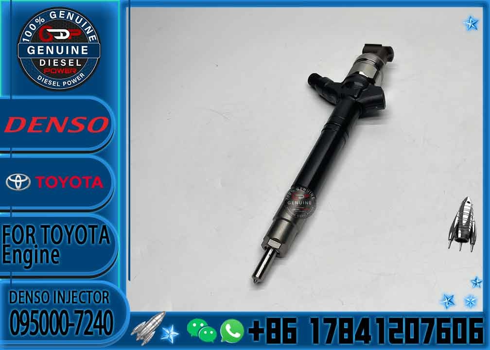 High Quality Common Rail Injector 095000-6110 095000-6900 095000-7240 for 1VD Diesel Nozzle Assembly