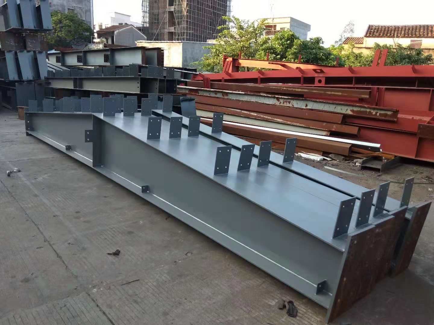 S355 Material Steel Garage Buildings With Painting DIN GB Standard