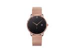 Custom Logo Waterproof Wrist Watch Milanese Bracelet Quartz Movt Stainless Steel