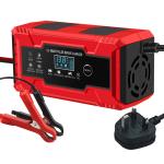 12V/10A PC Fireproof Material Motorcycle Battery Repair Charger for Lead Acid