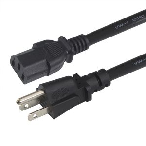 Buy cheap ul neam 5-15 to c5 c13 c14 Power Cord 3 Pin Laptop Power Cable from wholesalers