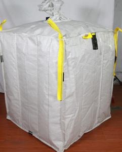 Wholesale Conductive Baffle Pp Woven Jumbo Bags With Chain And Overlock Stitching from china suppliers
