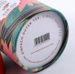 Rolling Edge Cardboard Cylinders Aluminum Foil Kraft Paper Cans For Tea
