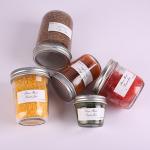 200ml Glass Pickle Jar Food Storage Glass Jam Jar With Aluminum Lid