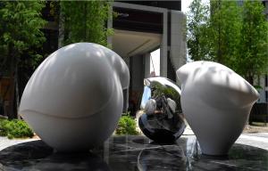 Wholesale Decorative Modern Outdoor Sculpture Stainless Steel Polishing For Art Collection from china suppliers