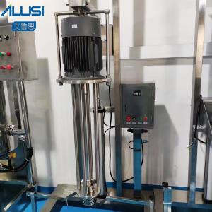 Wholesale Cosmetic Cream Pneumatic Homogenizer Mixer Laboratory High Shear Emulsifier Mixing Machine from china suppliers