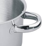 High Quality 5pcs 430 Stainless Steel Cooking Cookware Set Stainless Steel Soup