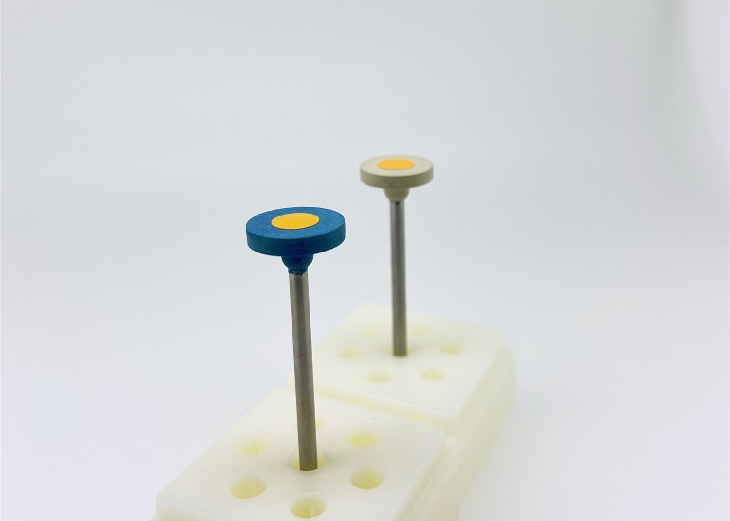 Glaze Porcelain Ceramic Grinding Disc 12mm Dental Silicone Rubber Polishing Wheels
