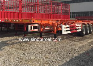 Wholesale Flat Bed Semi Trailer 40ft Skeletal Semi Trailer 28T With 2/3/4 Axles from china suppliers