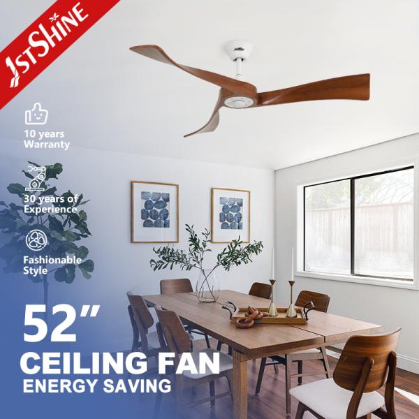 1stshine Ceiling Fan Electric 3 Wood Blades 5 Speeds Natural Wind Modern Simple