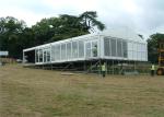 Large Capacity Glass Wall Marque Shelters Event Tent 12mx35m Canopy Wholesale