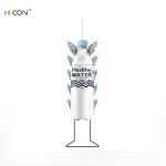 Floor Standing Black Metal 5-layer Wire Water Bottle Display Rack