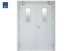 Wholesale Double Interior Escape Exit Iron Fireproof Steel Doors from china suppliers