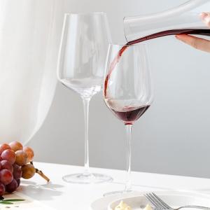 Wholesale All Purpose Crystal Mouth Blown Wine Glasses Long Stem 500ml 17.6 oz from china suppliers