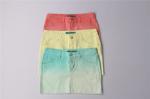 98% Cotton 2% Spandex Women's Skirts Clothing Gradient Color