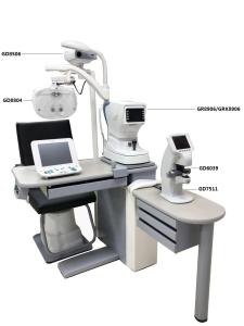 Wholesale Economic Ophthalmic Chair Unit Multifunctional Combination Table Chair Unit GD7511 from china suppliers