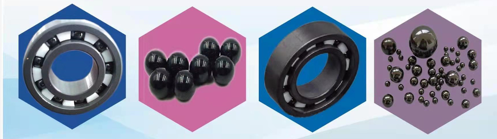 Silicon Nitride Bearings Alkali Resistance Silicon Nitride Ceramic Ball With Extrusion Molding Process