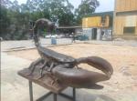 Paint Outdoor Scorpion Sculptures , Outdoor Bronze Animal Statues