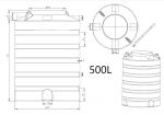 Customizde OEM Rotational Molding Plastic Water Tank with Best Quality