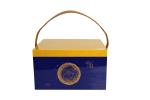FAVRE Moon Cake Acrylic Plastic Display Gift Box With Leather Strap